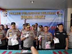 Satuan Resnarkoba Polres Belawan Lumpuhkan Bandar Narkoba Antar Provinsi