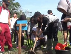 Wujudkan Asahan Sehat, Bupati Apresiasi Kapolres Asahan Tanam Bibit  Pohon