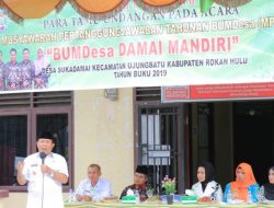 Bupati H Sukiman Berharap Bumdes Tingkatkan Perekonomian Masyarakat