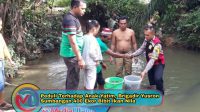 Peduli Terhadap Anak Yatim, Brigadir Yusron Sumbangan 400 Ekor Bibit Ikan Nila