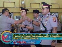 Mantan Ajudan Jokowi Resmi Jabat Kapolrestabes Medan