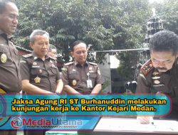 Kunker Kejari Medan, Jaksa Agung Tegaskan Terus Lakukan Pembenahan SDM