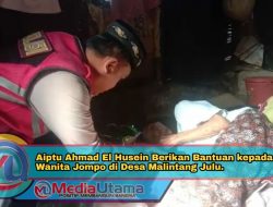 Aiptu Ahmad El Husein Berikan Bantuan kepada Wanita Jompo di Desa Malintang Julu