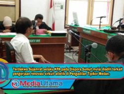 Korupsi Rp1,5 M Renovasi Sirkuit Atletik, KPA Disporasu dan Rekanan Junaidi Diadili