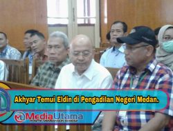 Akhyar Temui Eldin di Pengadilan Negeri Medan