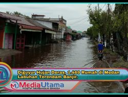 Diguyur Hujan Deras, 1.469 Rumah di Medan Labuhan Terendam Banjir