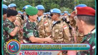 Pangdam I/BB Hadiri Pelepasan Satgas Kompi Zeni TNI Konga XX-Q MONUSCO ke Kongo