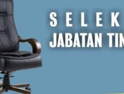 Dilelang Tujuh Kursi Kadis, 1 Staf Ahli Bupati Di Asahan