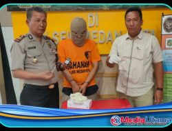 Polisi Amankan Pelaku Pengedar Sabu di Medan
