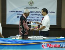 Pemerintah Asahan Serahkan LKPD Anggaran Tahun 2019