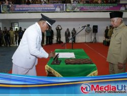 Bupati Asahan Lantik Kepala Desa Terpilih