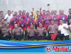 Laga Persahabatan, Tim Polres Asahan Taklukkan Tim Jurnalis Asahan 1-0