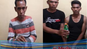 Gerebek Rumah Bandar Sabu di Desa Naga Kisar, 3 Orang Diamankan Polisi