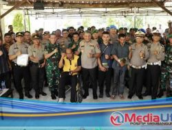 Pasca Bentrok TNI-Polri, Kapolda Sumut dan Pangdam I/BB Jenguk Para Korban di Taput