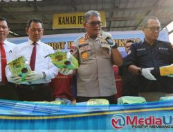 Kapolda Sumut Pimpin Konferensi Pers Pengungkapan Kasus Pidana Narkotika