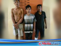 Tiga Pelaku Curanmor Diamankan Polsek Pancur Batu, Satu Diantaranya Ditembak
