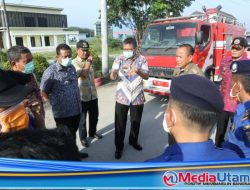 Cegah Covid-19, Asisten Perekonomian dan Pembangunan Komandoi Penyemprotan Disinfektan di Kota Kisaran