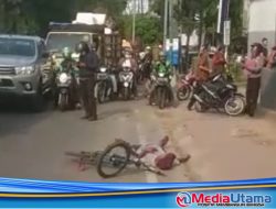 Viral! Seorang Pria Tergeletak di Jalanan Medan, Ini Penyebabnya