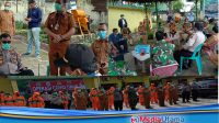 Forkopimcam Bersama Kapolsek Medan Timur Lakukan Penyemprotan Desinfektan