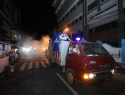 Gugus Tugas Covid-19 Gandeng Forum Masyarakat Tionghoa Asahan Lakukan Penyemprotan Disinfektan