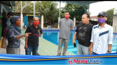 Ditengah Pandemi Covid-19, Ketua KONI Asahan Turun Langsung Monitoring Latihan Atlet Renang