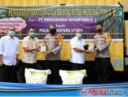 Polda Sumut Akan Salurkan Bantuan 8 Ton Gula dari PTPN II Kepada Masyarakat yang Terdampak Covid-19