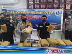 Polrestabes Medan Gagalkan Peredaran 240 Kg Ganja, 4 Orang Diamankan