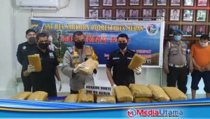 Polrestabes Medan Gagalkan Peredaran 240 Kg Ganja, 4 Orang Diamankan