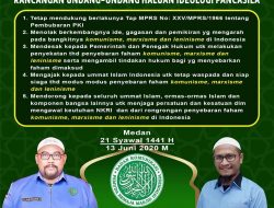 Pernyataan Sikap BKPRMI Sumut Terhadap Pengesahan RUU Haluan Ideologi Pancasila
