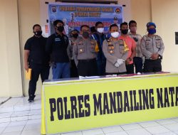 Kapolres Madina Gelar Press Release Ungkap Kasus Tindak Pidana Narkotika