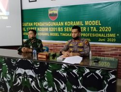 Kapolsek Percut Sei Tuan Berikan Pembekalan ke Babinsa dan Calon Babinsa