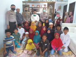 Jumat Barokah, Polsek Percut Sei Tuan Berikan Tali Asih kepada Anak Yatim