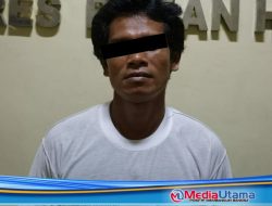 TIM Opsnal Satreskrim Polres Rohul Amankan Pelaku Penusukan Warga Palas