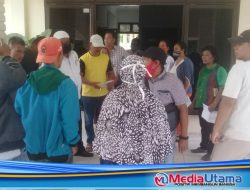 Masyarakat Kelurahan Lestari Geruduk Dinas Sosial Kabupaten Asahan