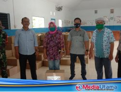 Desa Tanjung Anom Salurkan Sembako dari Provinsi Sumut kepada Warga yang Terdampak Covid-19