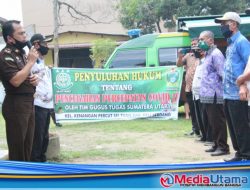 Imbau Warga Terapkan 3M, Kejati Sumut dan Pemprov Sumut Gelar Penyuluhan Hukum
