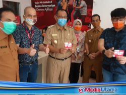 Persiapan Medan Menuju New Normal, Akhyar Cek Penerapan Protokol Kesehatan di Galeri Smartfren Telecom
