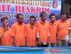 Resahkan Warga, 6 Komplotan Jambret Diringkus Polsek Medan Area
