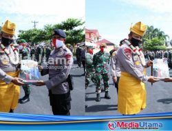 Kapolda Sumut Beri Paket Bingkisan Kepada Personil Polri dan TNI