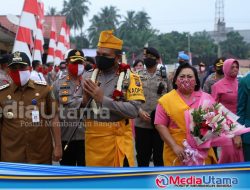 Kunker ke Polres Batu Bara, Kapolda Sumut Bersama Ketua Bhayangkari Kunker di Sambut Hangat