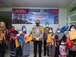 Kapolda Sumut Jenguk dan Beri Tali Asih Pasien Operasi Gratis Bibir Sumbing