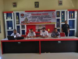 KPU Asahan Laksanakan Tahapan Bimtek PPDP di Kecamatan Kisaran Barat