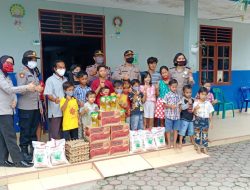 Polsek Percut Sei Tuan Bakti Sosial ke Panti Asuhan Anugrah Kasih Ibu