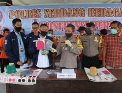 Empat Tersangka Kasus Perjudian Ditangkap Polres Sergai
