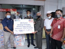 Bupati Asahan Hadiri Kegiatan BRI Peduli Berbagi Sembako melalui Agen E-BRI Link