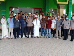 Polsek Percut Sei Tuan Giat Jumat Barokah di Masjid Al-Ikhlas