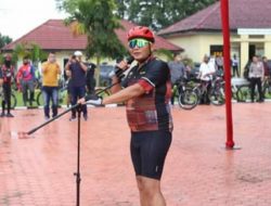 Kapolda Sumut Beri Motivasi Gowes di Medan Terjal
