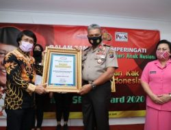 Sigap Tangani Kasus Anak, Kapoldasu Terima Penghargaan Kak Seto Award 2020