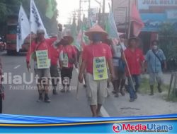 Serikat Petani Simalingkar Bersatu, Lintasi Kota Kisaran Menuju Jakarta