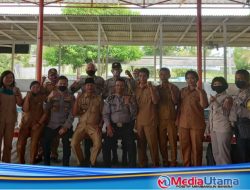 Kapolsek Percut Sei Tuan Tatap Muka dengan 3 Kades dan para Kadus